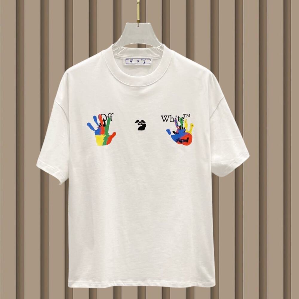 Off-White Men's Short Sleeve White